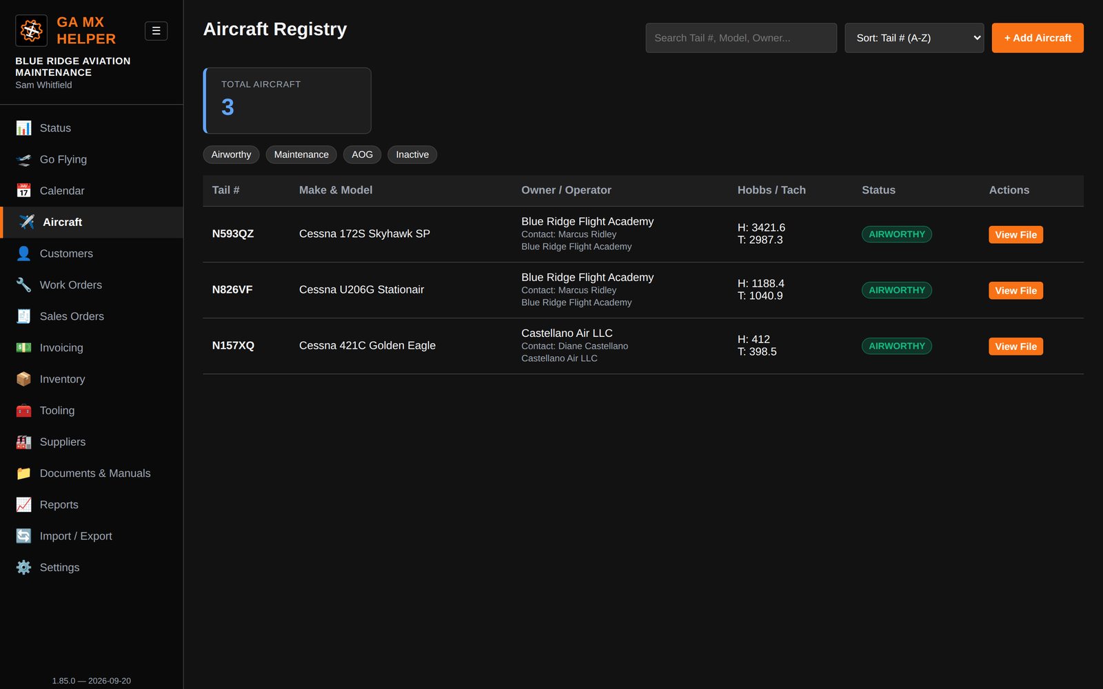 Aircraft Registry