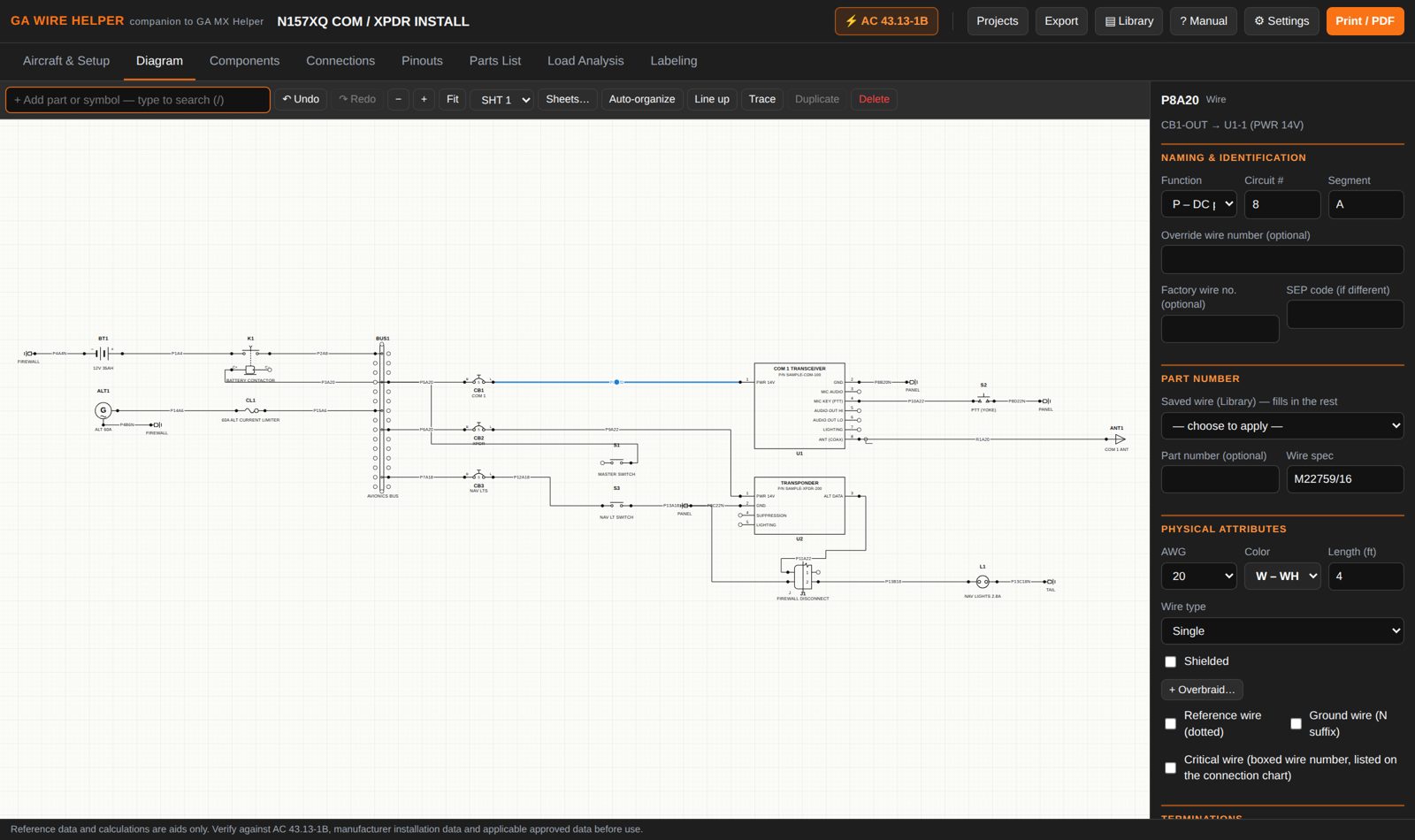 GA Wire Helper diagram